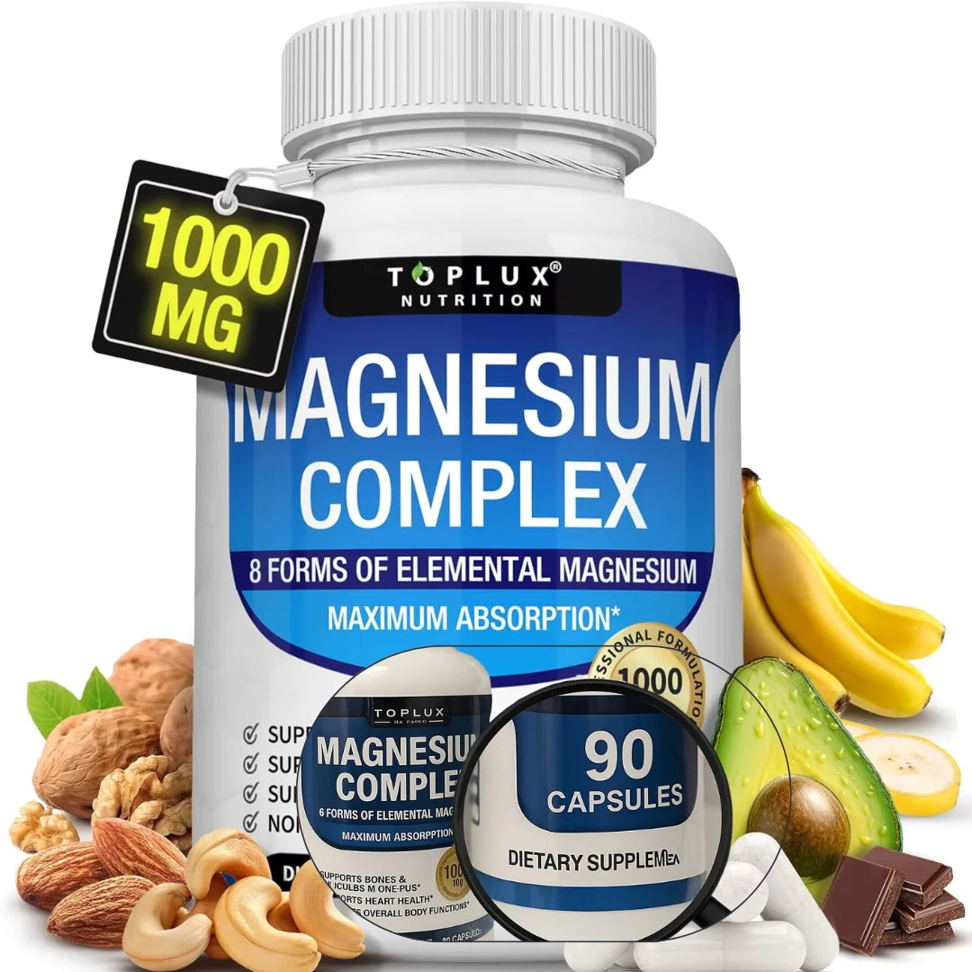 Suplemento Magnesio60 — 8 Formas Biodisponibles